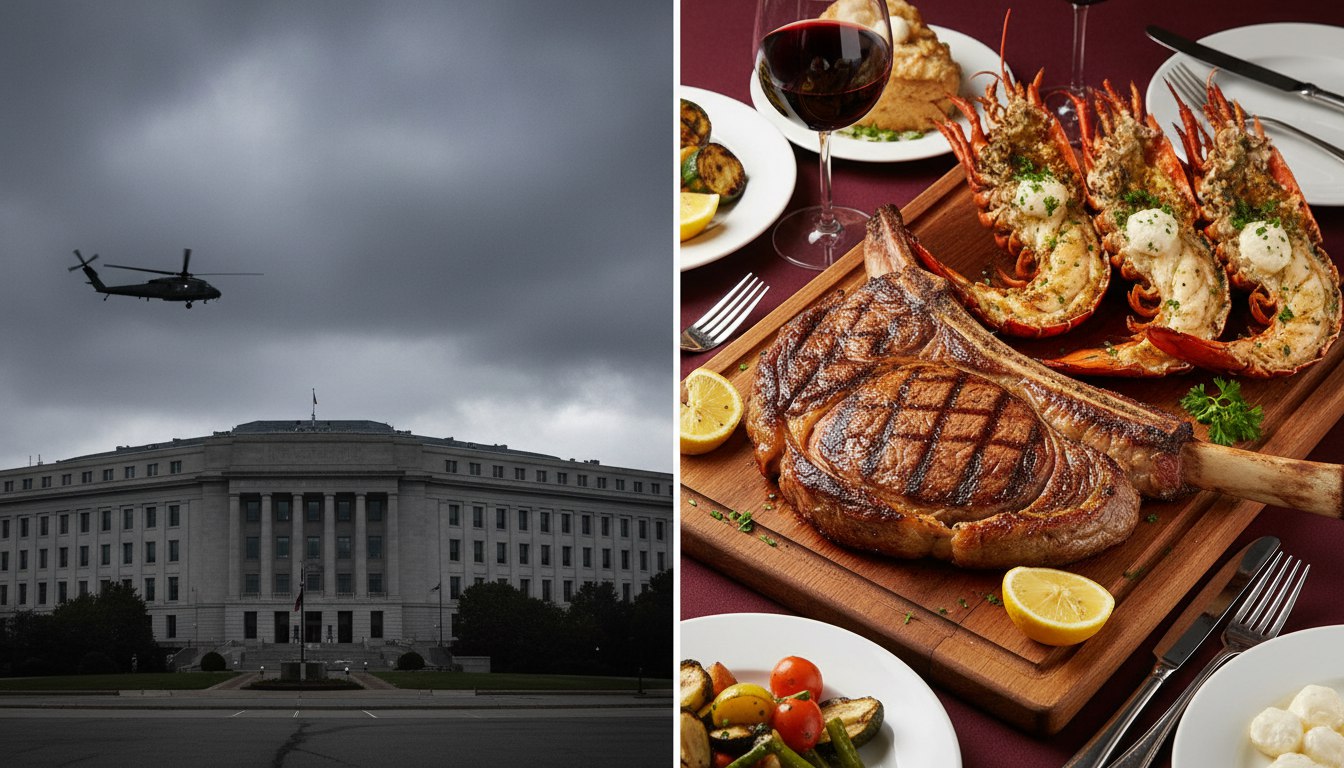 美国五角大楼1500万吃牛排690万吃龙虾尾